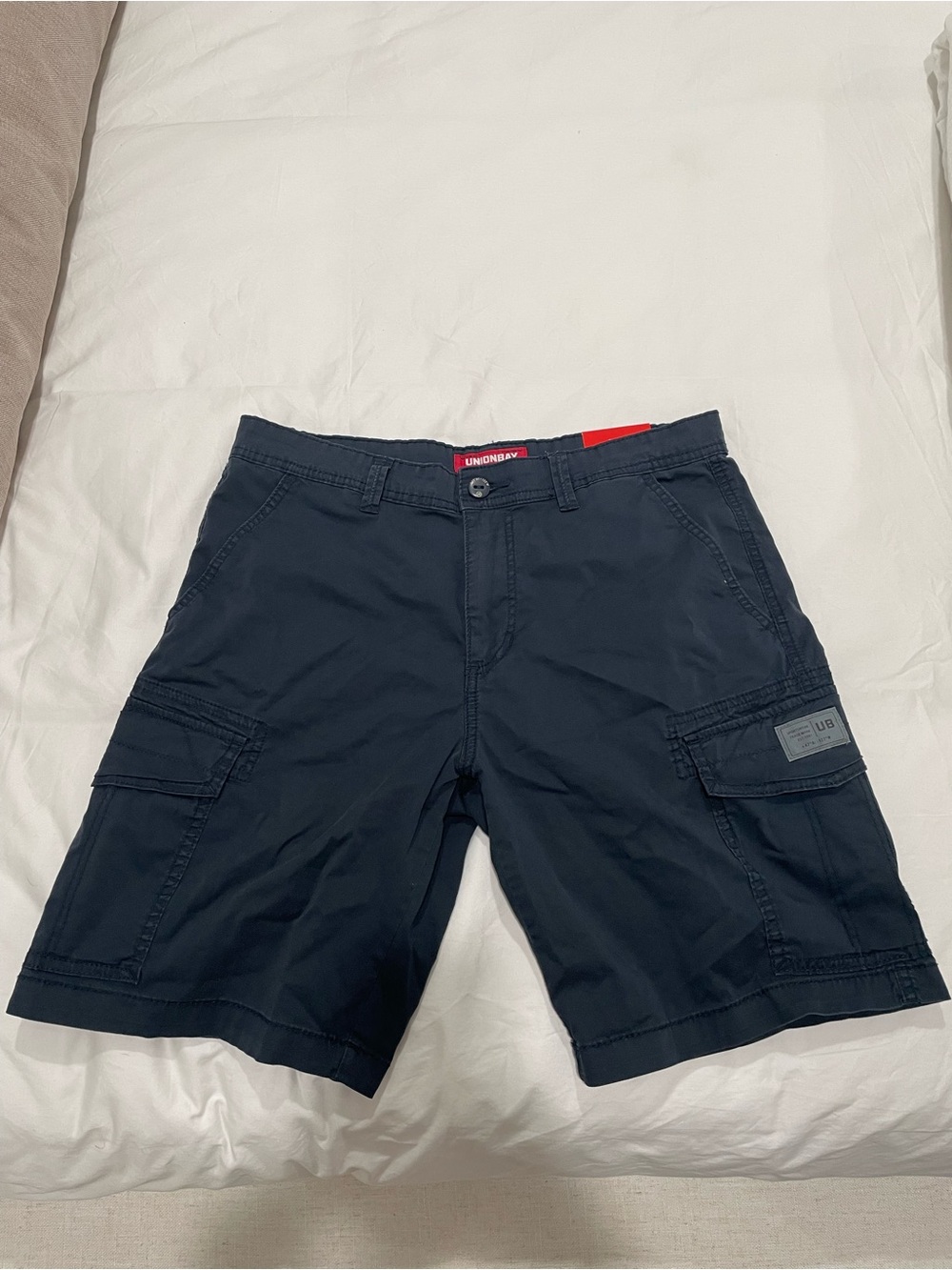UNIONBAY Men's Dark Navy Cargo Shorts